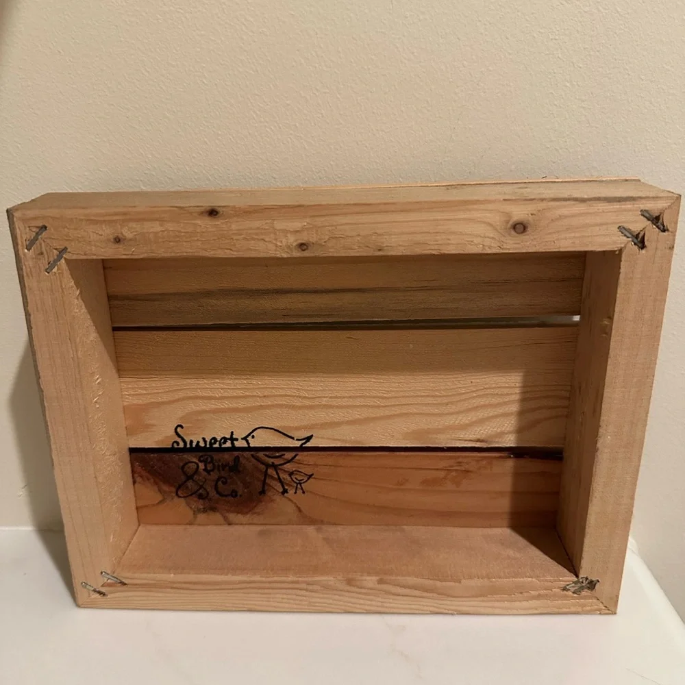 Rustic Brown and White Wood Wall Sign - Funny - Picture 3 of 3